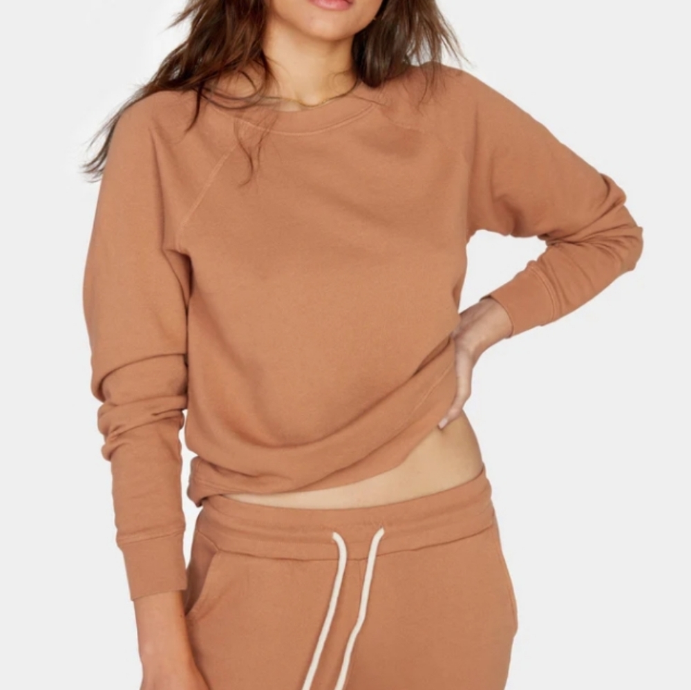 Organic Terry Raglan Sweatshirt